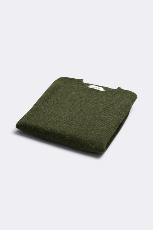 HARLEY OF SCOTLAND Pull Shetland Col Rond Scots Pine | Edgar Bdx