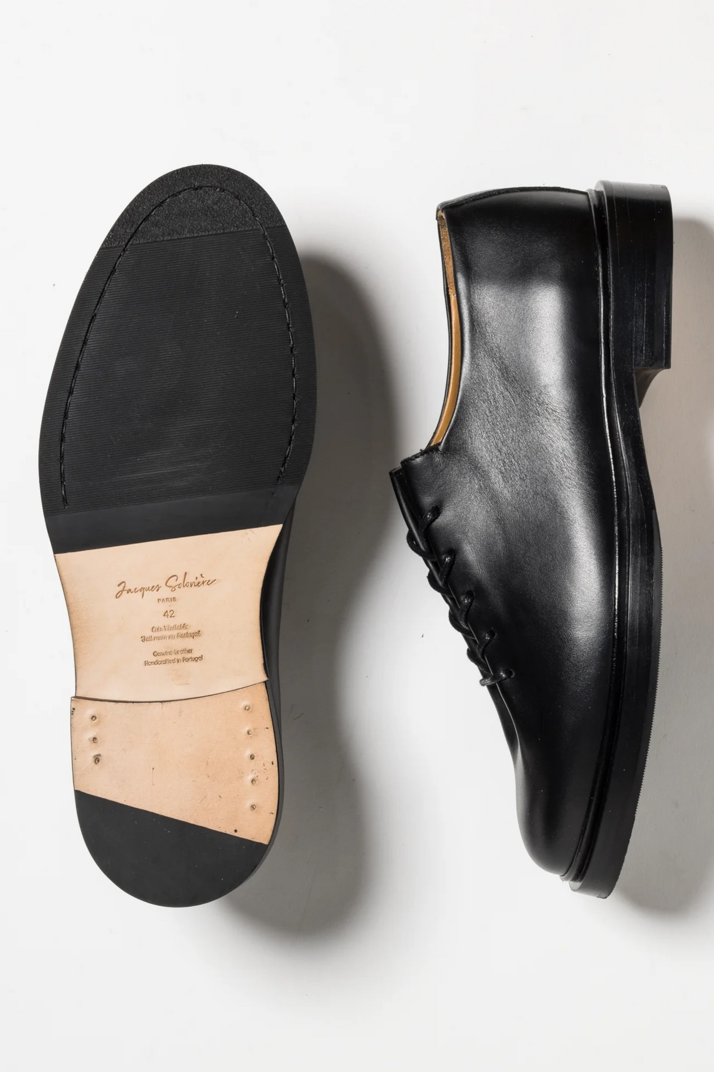 JACQUES SOLOVIÈRE PARIS Edouard Black | Oxford Cuir Veau Construction Blake | Edgar Bdx