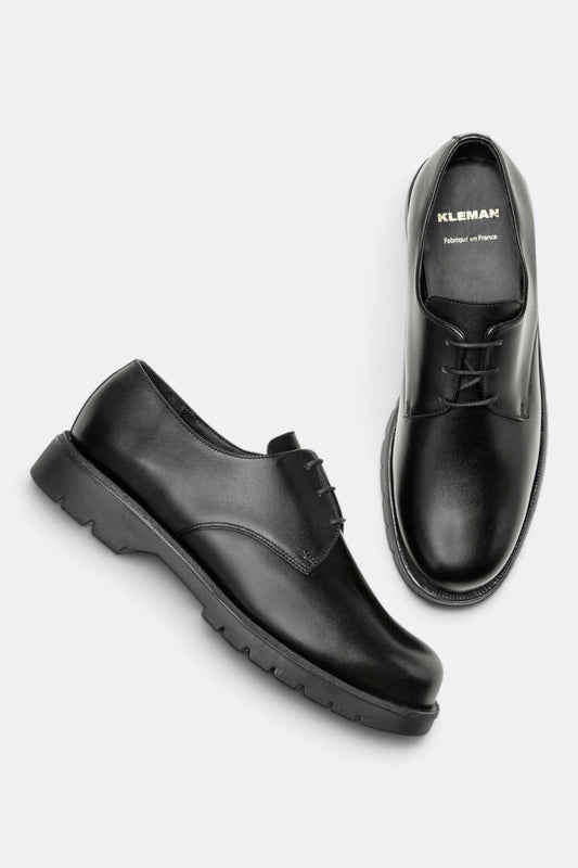 KLEMAN Dormance P1 Black | Mocassin Derby | Edgar Bdx
