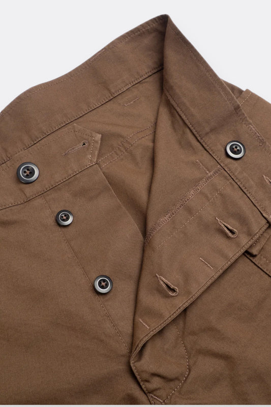 MHL. Margaret Howell Cargo Pocket Short Earth | Short Cargo Coton Nylon | Edgar Bdx