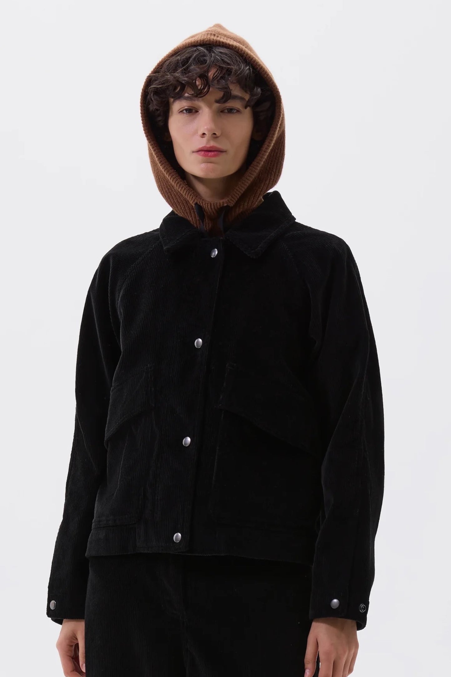 Margaret Howell - MHL. Knitted Hood Lambswool (Conker)