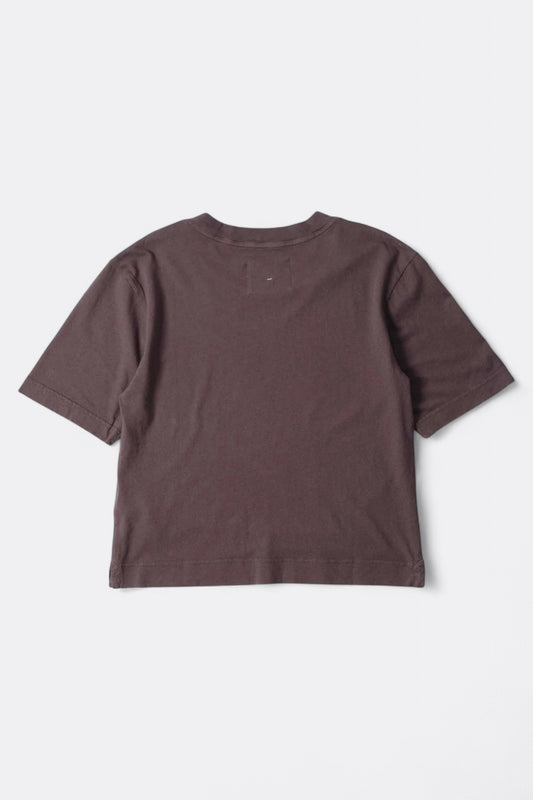 Margaret Howell - MHL. Simple T-Shirt Organic Cotton Linen Jersey (Grape)