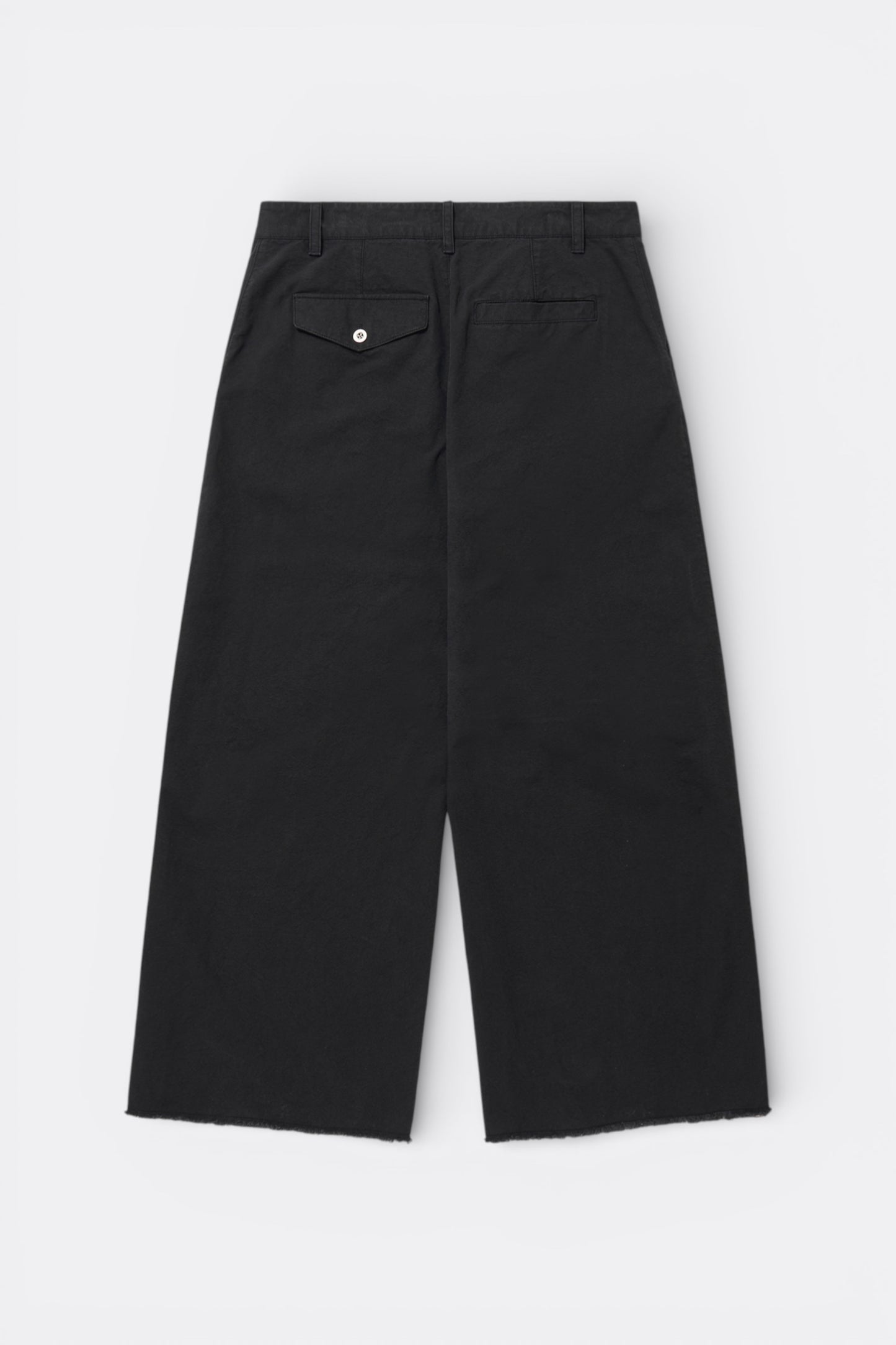 Merely Made - Cotton Cation Twist Wide Pants (Charcoal Grey)