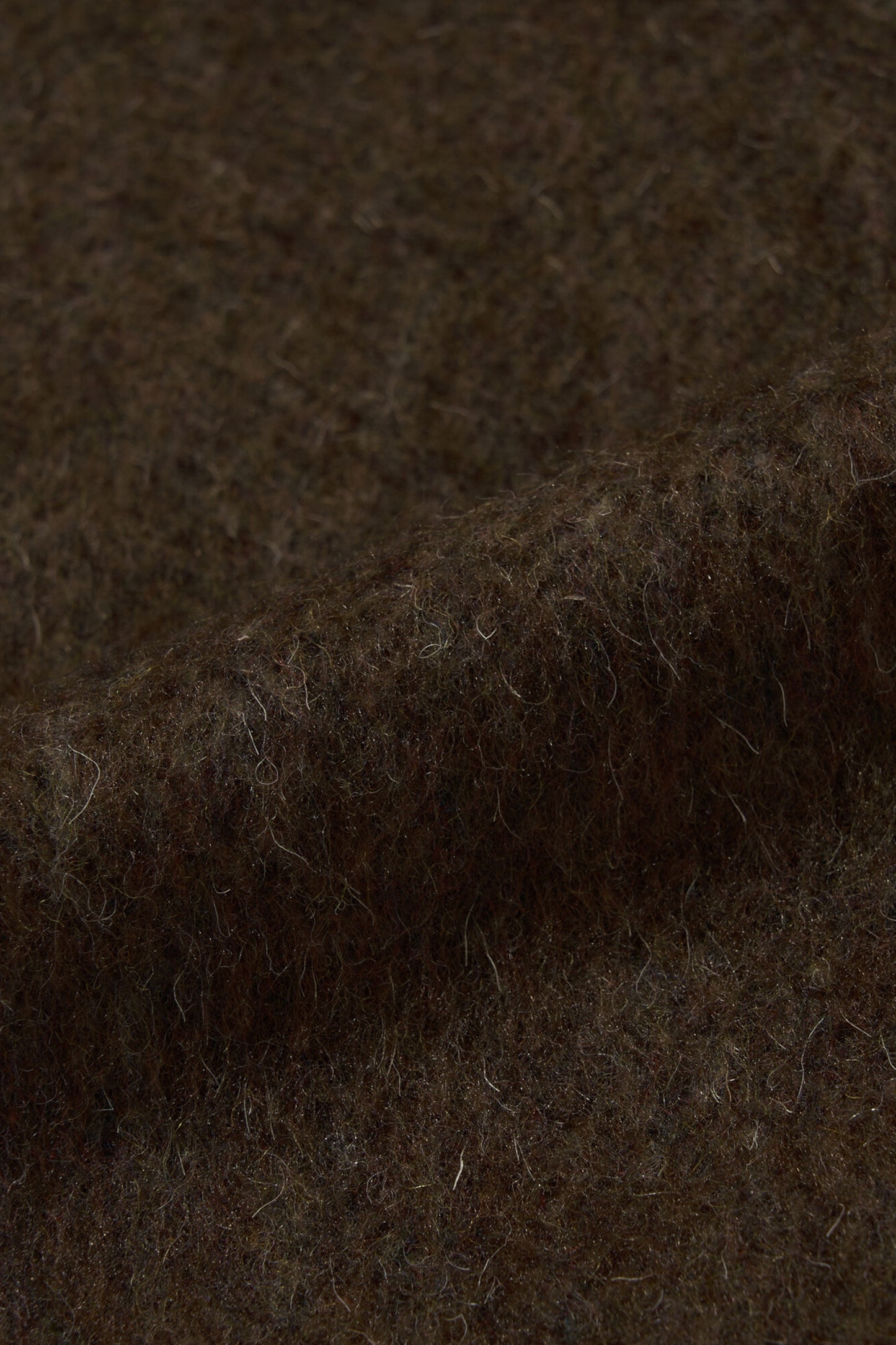 Merely Made - Merely Premium Wool Blend Melton Berkut Cardigan (Van Dyke Brown)