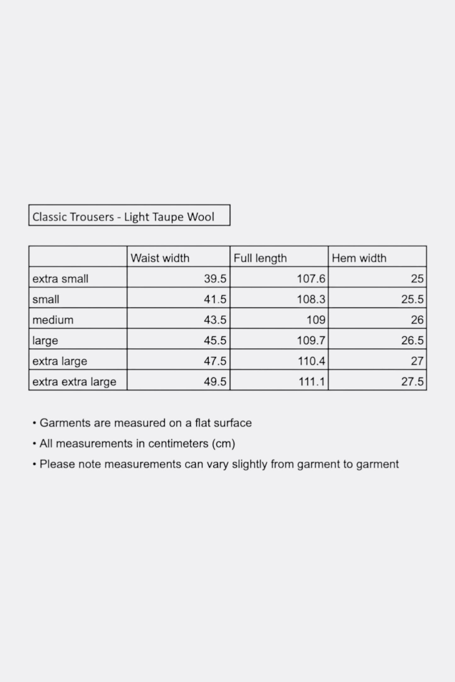 Classic Trousers mfpen - Pantalon Laine Homme | Taupe Italie