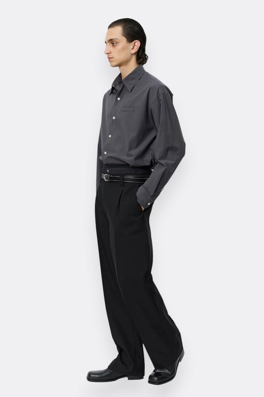 Service Trousers mfpen - Pantalon Laine Tropicale Homme | Noir Italie