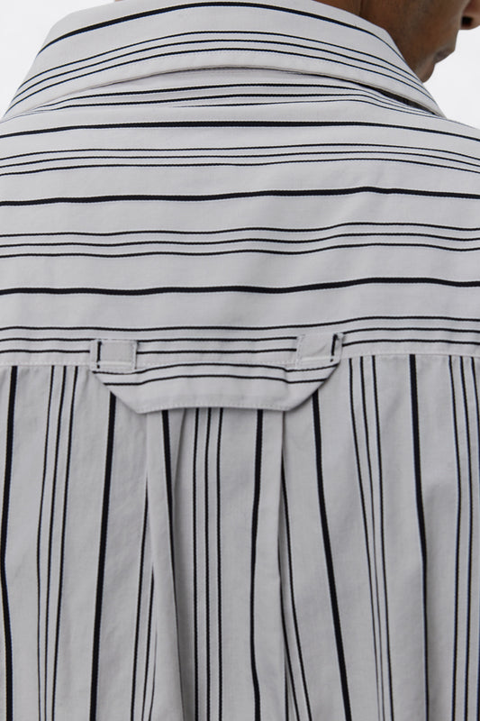 mfpen - Snooze Shirt (Grey Raised Stripe)