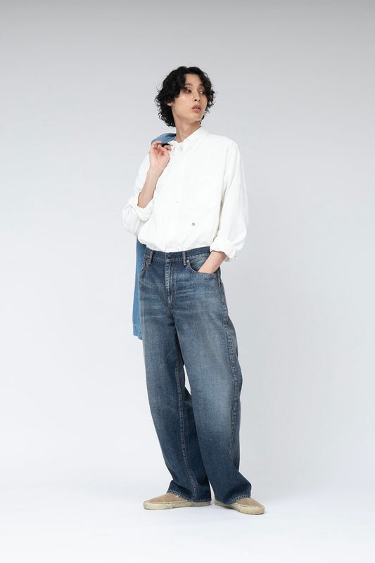 Nanamica - Button Down Wind Shirt (Grayish Navy)