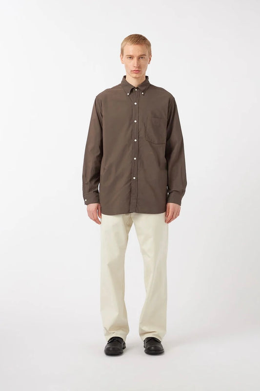 Nanamica - Button Down Wind Shirt (White)