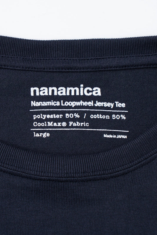 Nanamica - Loopwheel COOLMAX Jersey Tee (Black)