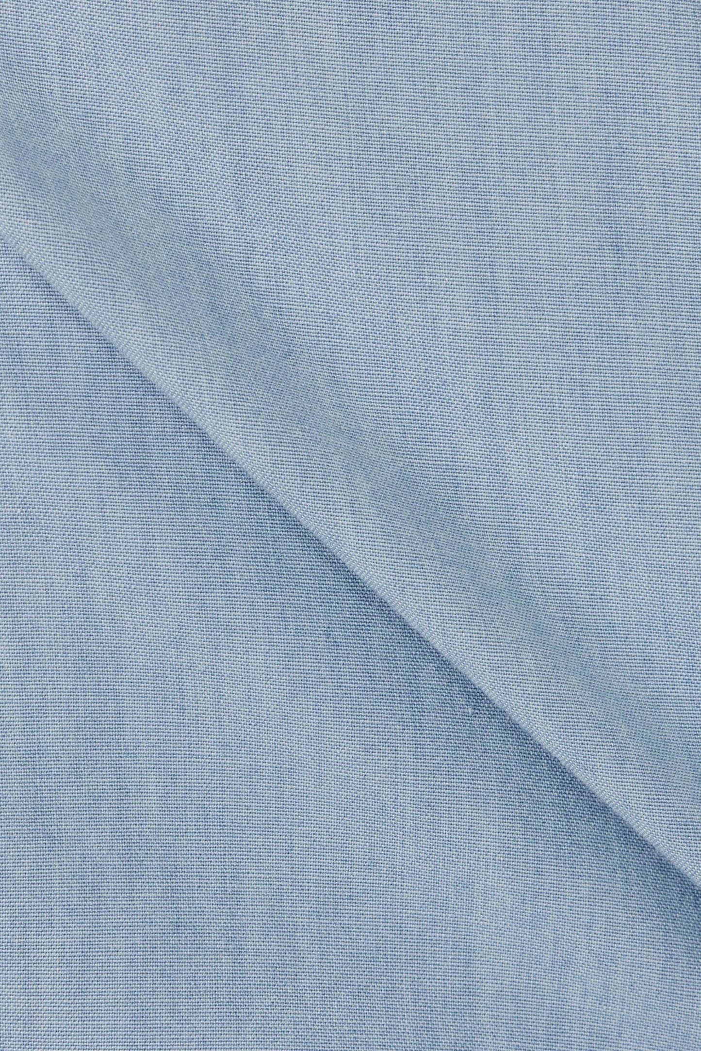 Chemise Chambray Nanamica Light Indigo - Chemise Japonaise Coton Polyester