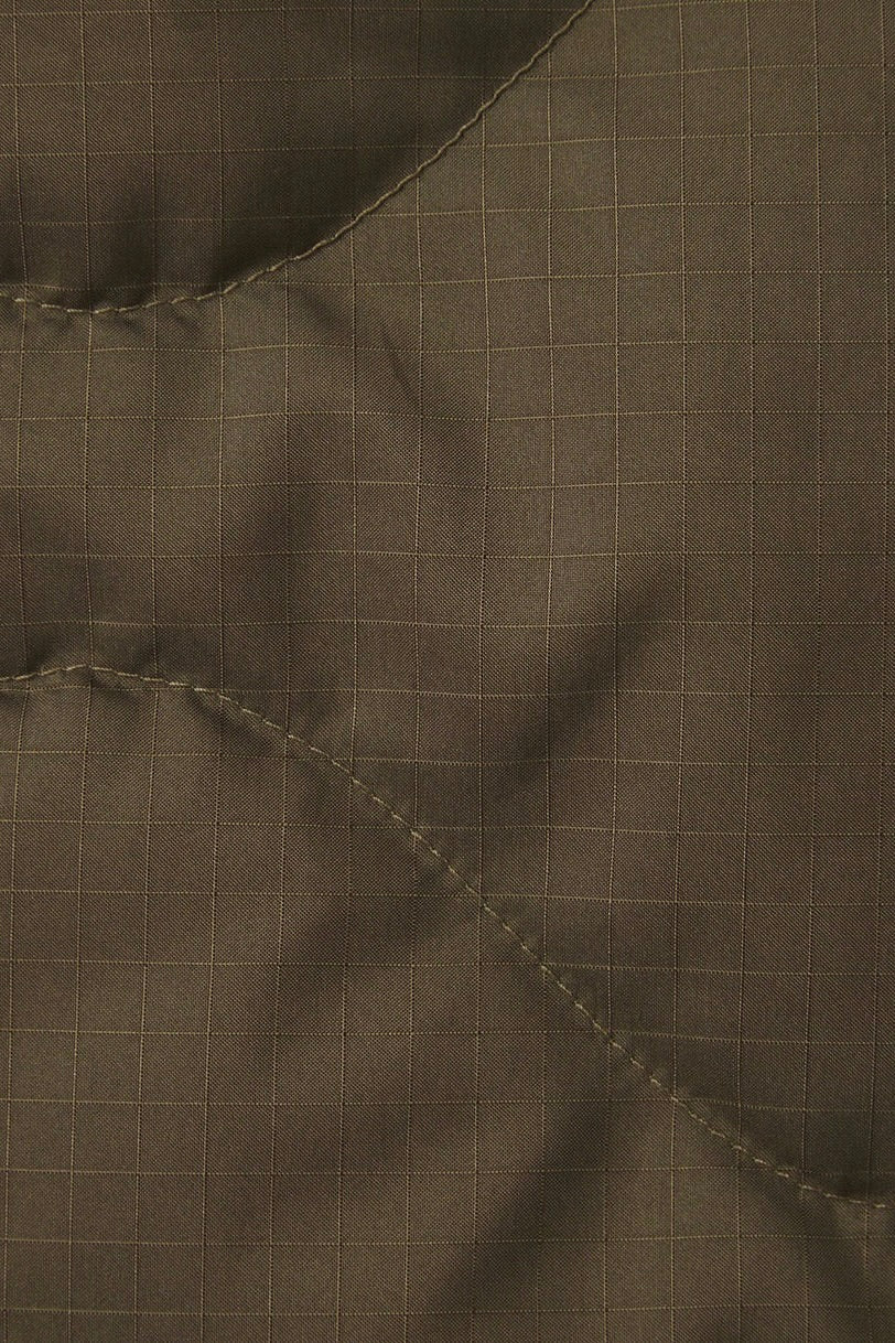 Nanamica - Reversible Down Cardigan (Khaki Beige)