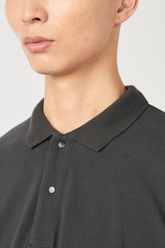 Polo Nanamica Navy - S/S Coton Bio Polyester Recyclé - Japon