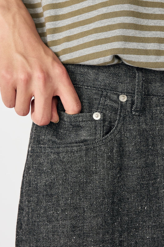 Pantalon Nanamica Black - Selvage Denim Pants Jean Japonais