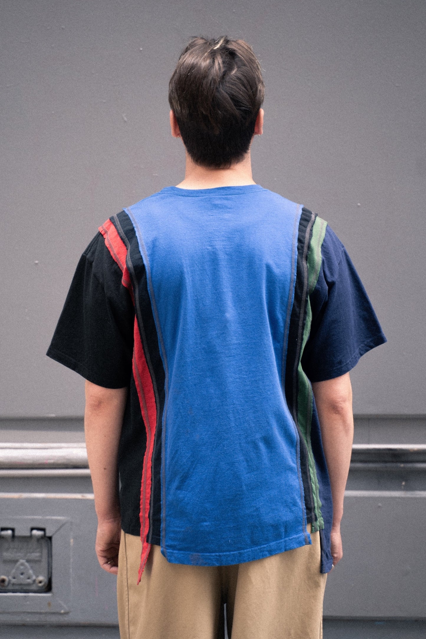 Needles Rebuild 7 Cut Wide Tee Multi E - T-Shirt Vintage Unique Japonais - Edgar Bdx