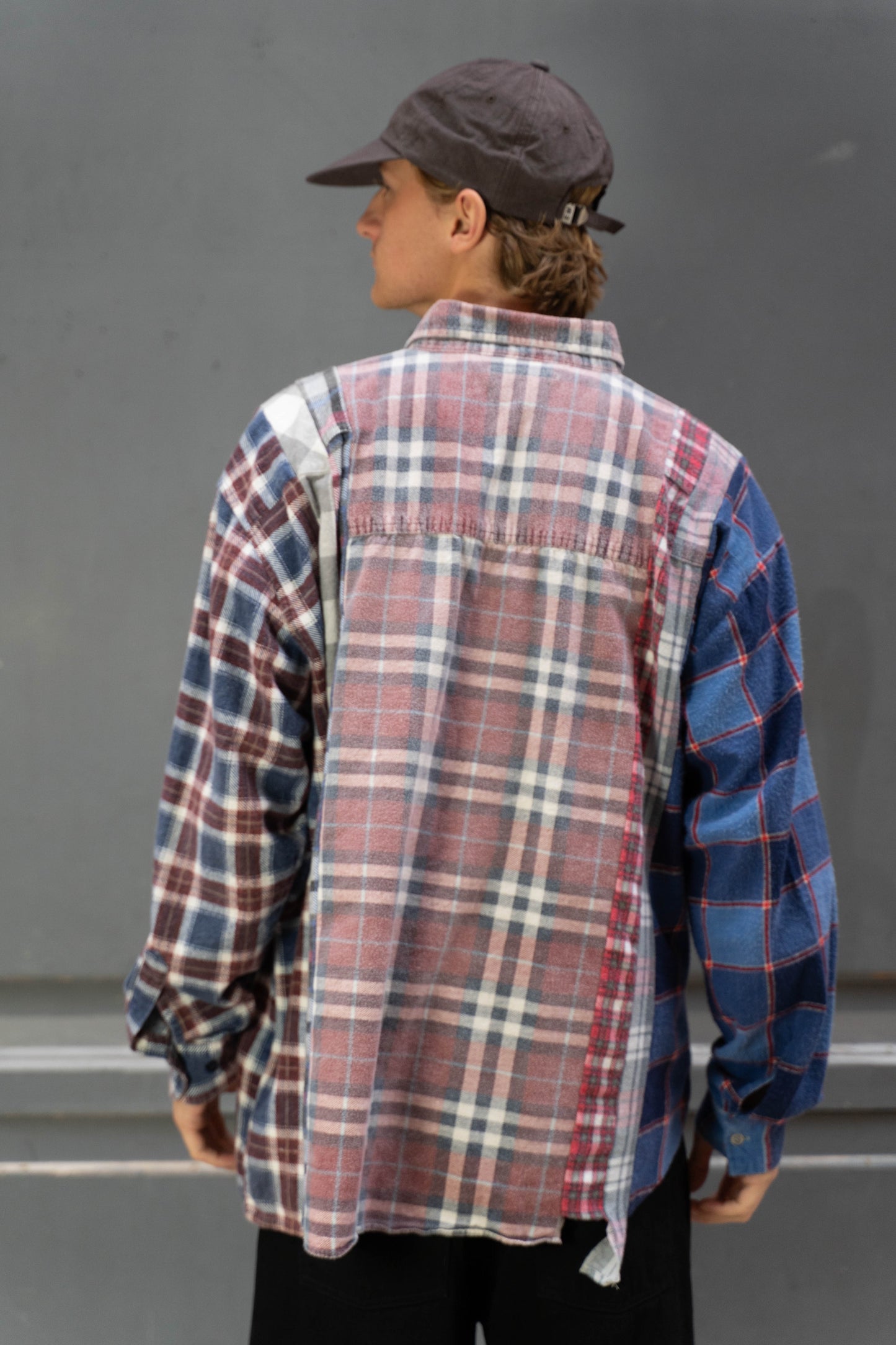 Needles - Rebuild By Needles Flannel 7 Cuts Wide Shirt (Multi A)