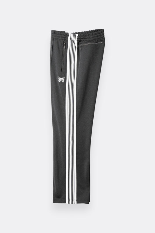 Needles Track Pant Smooth Polyester Charcoal - Pantalon Survêtement Japonais - Edgar Bdx