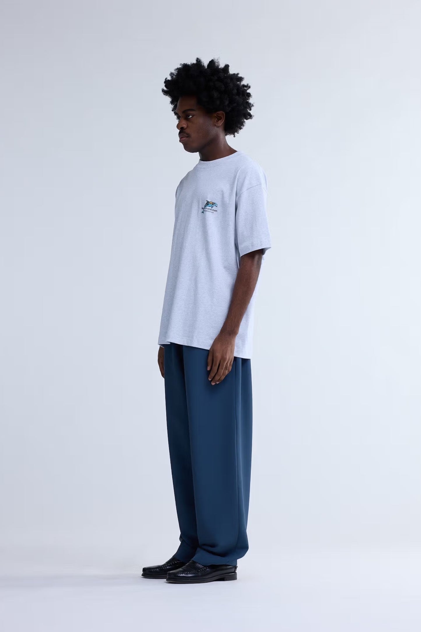 New Amsterdam Surf Association Dolphin Tee Ash | T-Shirt Coton | Edgar Bdx