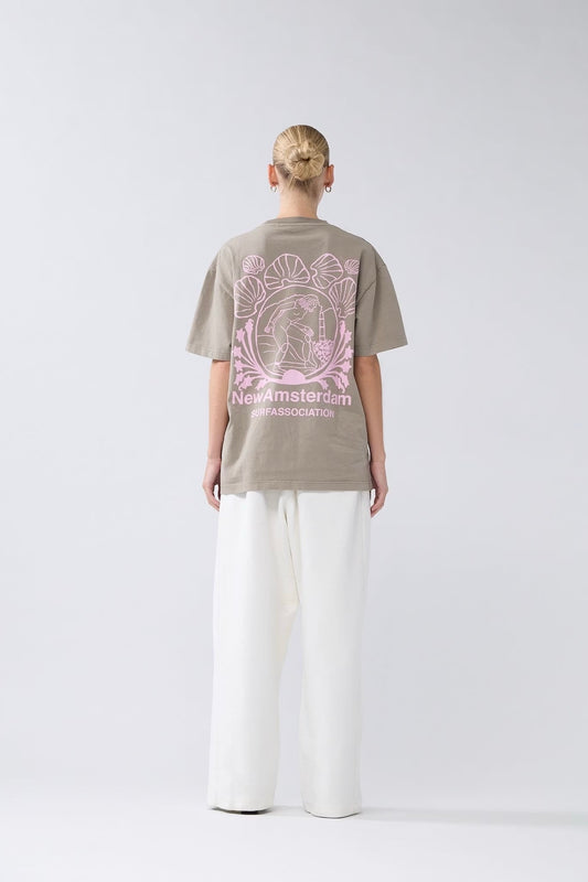 New Amsterdam Surf Association - Lost Surfer T-Shirt (Taupe)