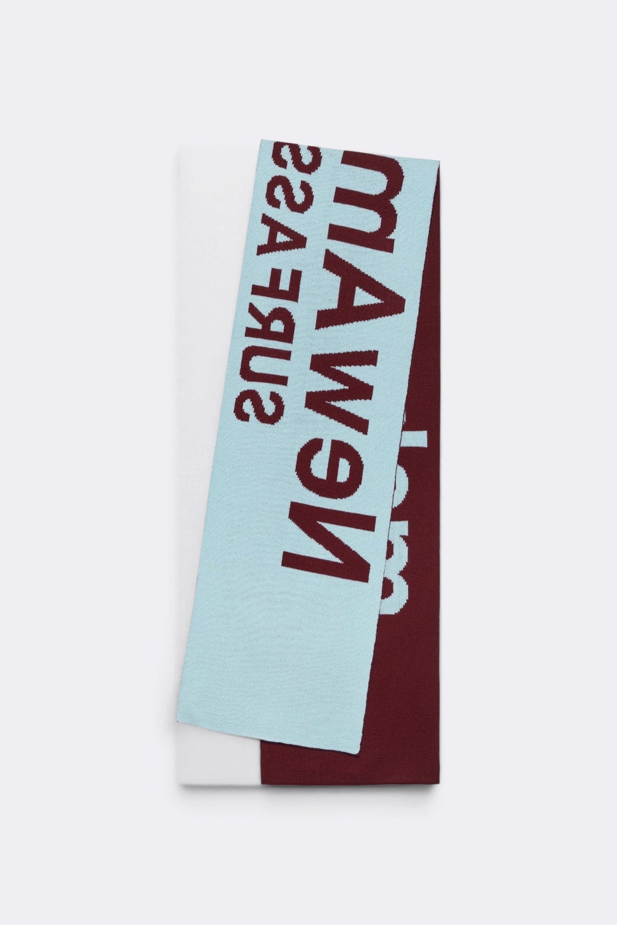 NEW AMSTERDAM SURF ASSOCIATION Name Scarf Burgundy | Edgar Bdx