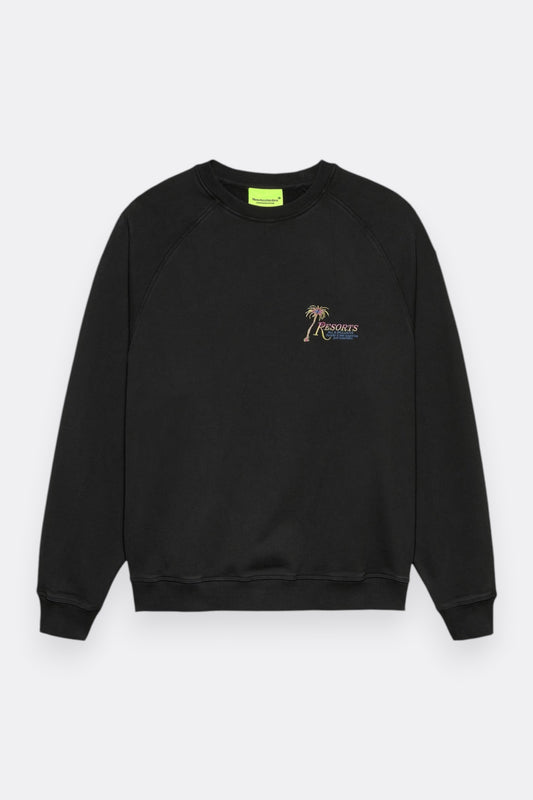 New Amsterdam Surf Association Resorts Crewneck Black | Sweat Coton | Edgar Bdx