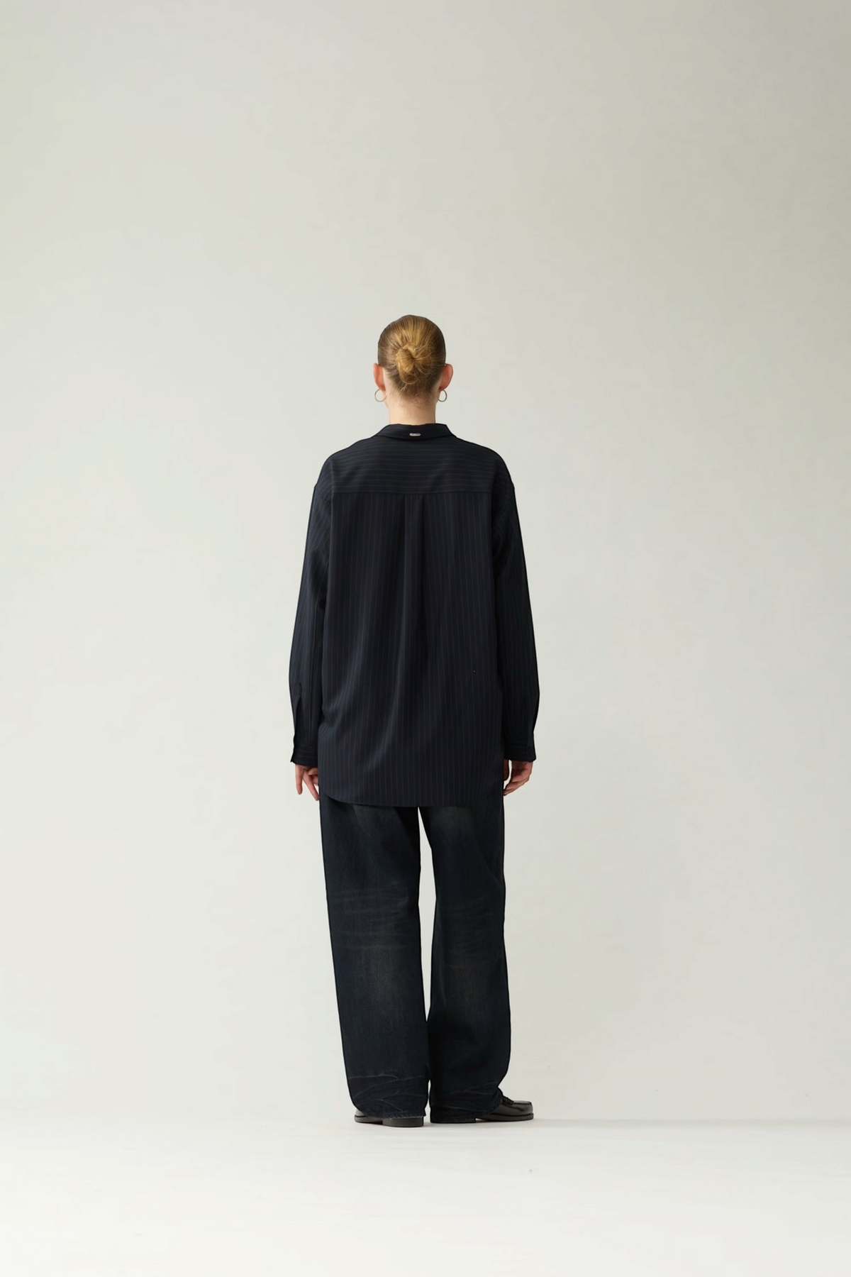 NEW AMSTERDAM SURF ASSOCIATION Wool Button-Up Shirt Navy | Edgar Bdx