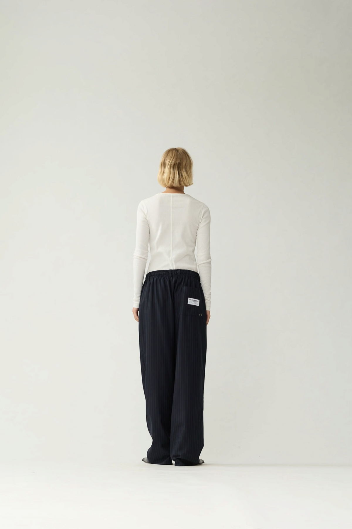 NEW AMSTERDAM SURF ASSOCIATION Wool Work Trousers Navy | Edgar Bdx