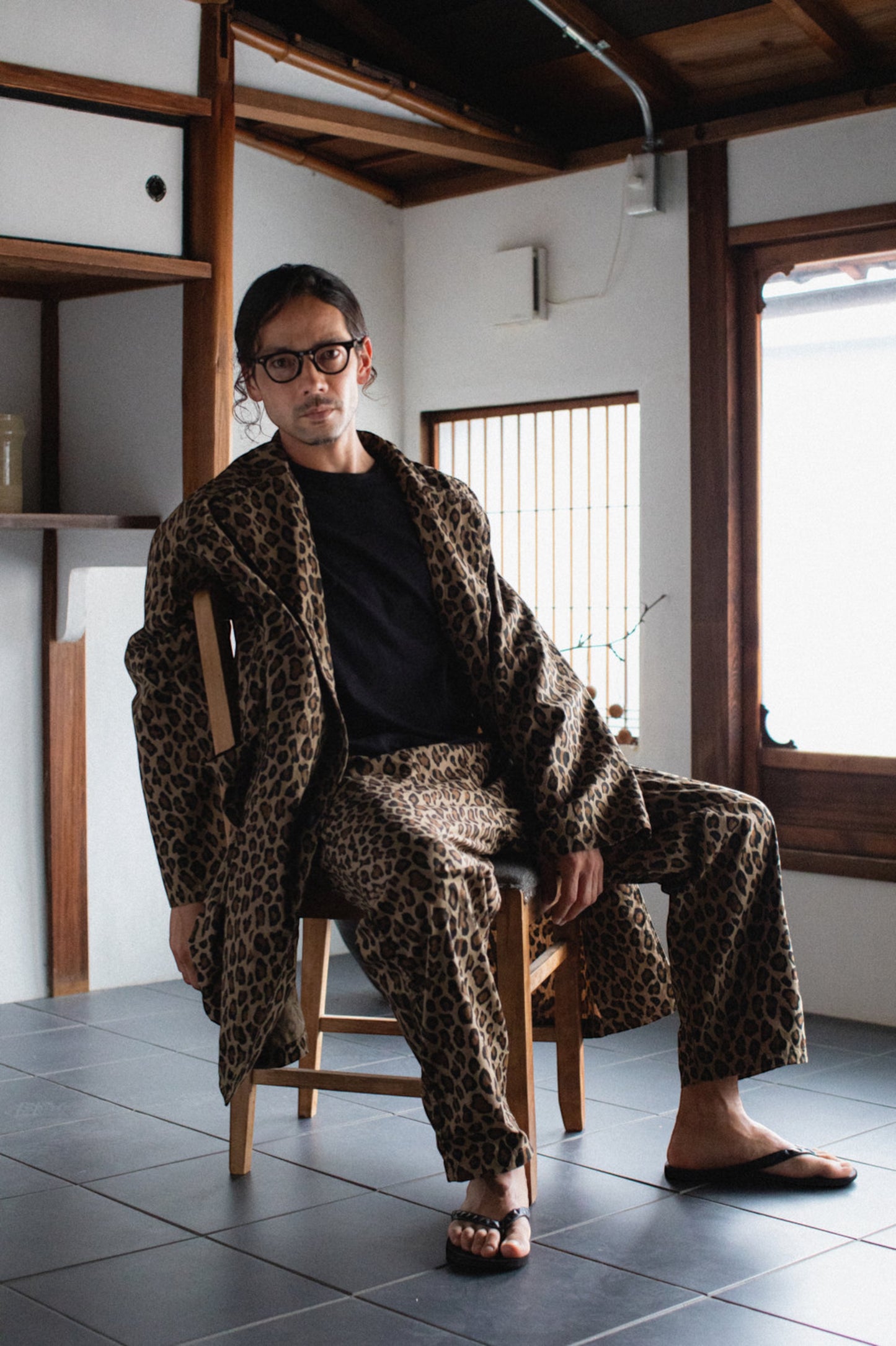 Ordinary Fits Easy Ranch Pant Leopard | Pantalon Ripstop Japonais | Edgar Bdx