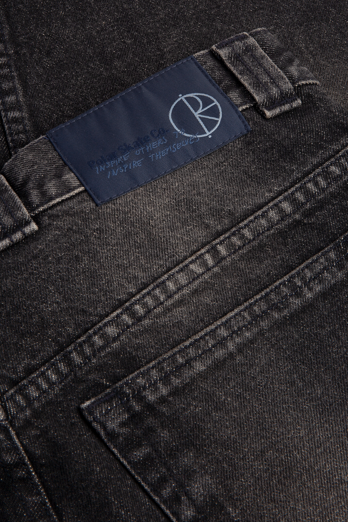POLAR SKATE CO. 93! Pants Dirty Black | Jean Dénim Lavé Pierre Oversize Skate | Edgar Bdx