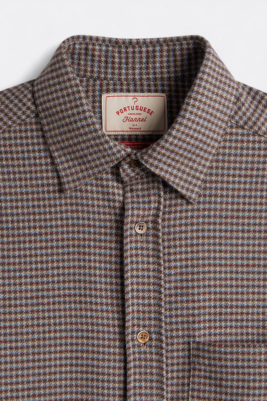 Portuguese Flannel - Dylan Shirt (Blue / Bordeaux)