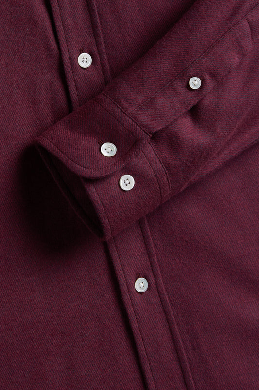 Portuguese Flannel - Teca 2.0 Shirt (Bordeaux)