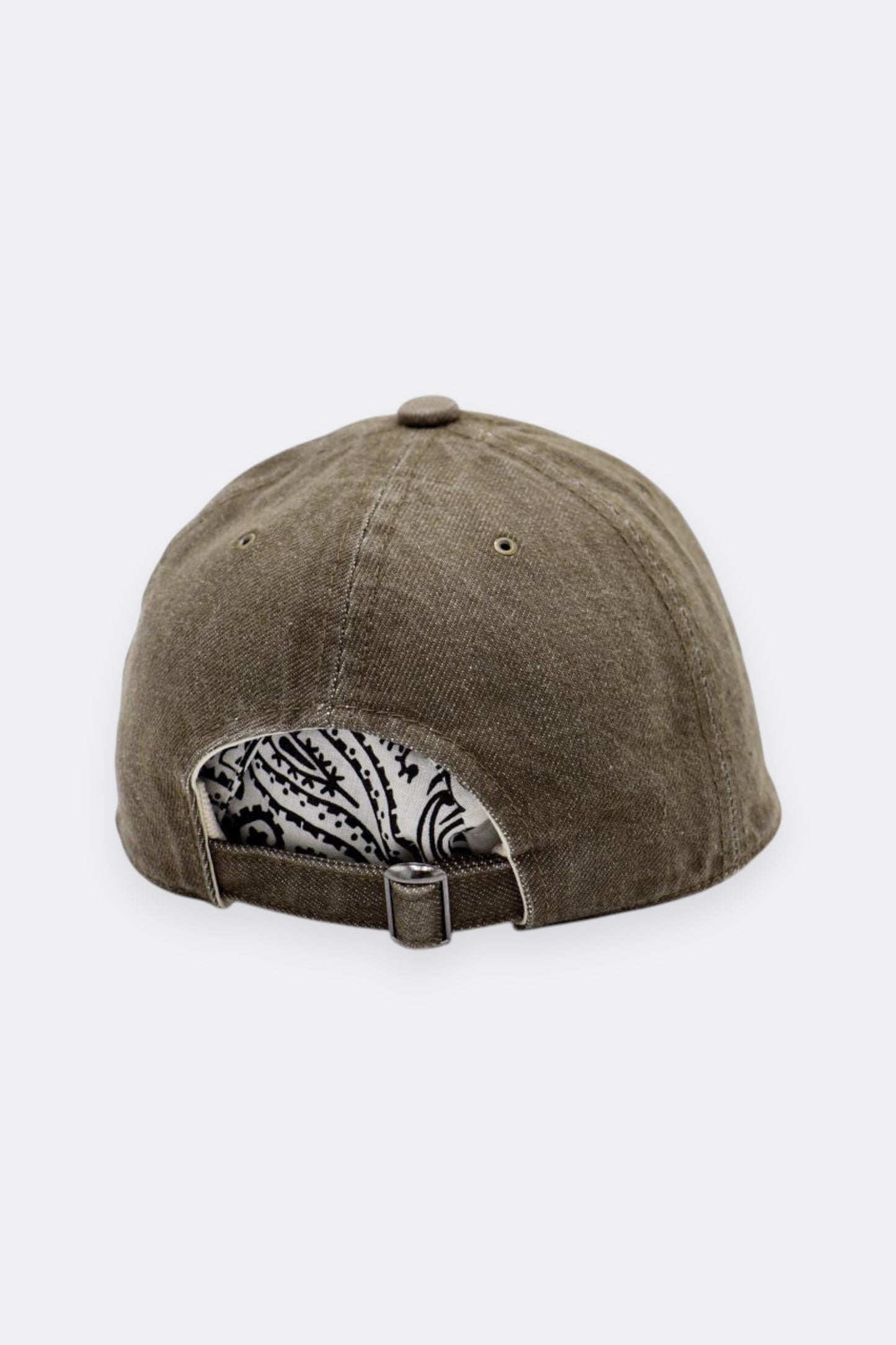 Poten 70s Denim Cap Olive | Casquette 6 Panneaux Made in Japan | Edgar Bdx
