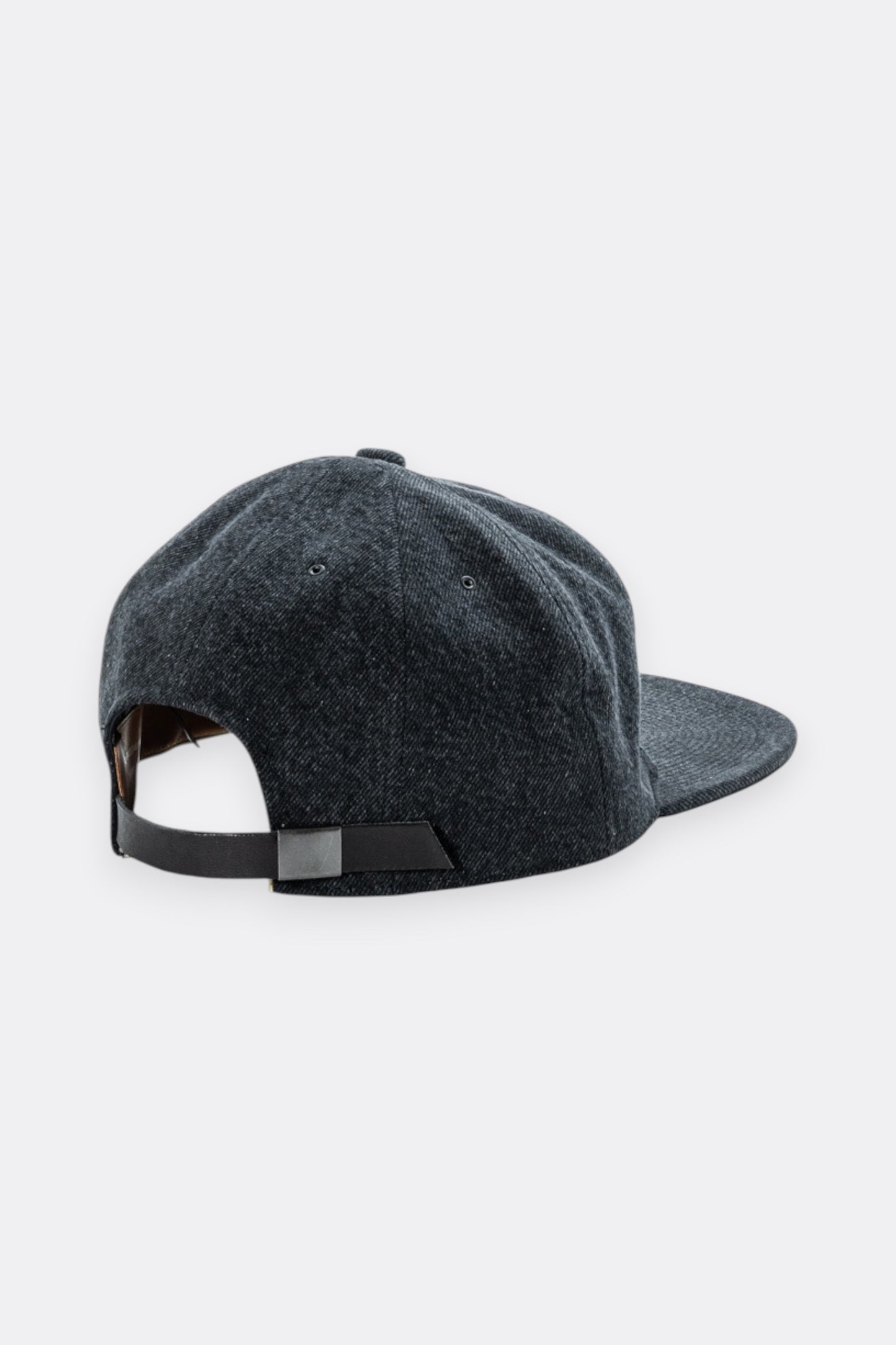 Poten 90s Denim Cap Black | Casquette Baseball 8 Panneaux Made in Japan | Edgar Bdx