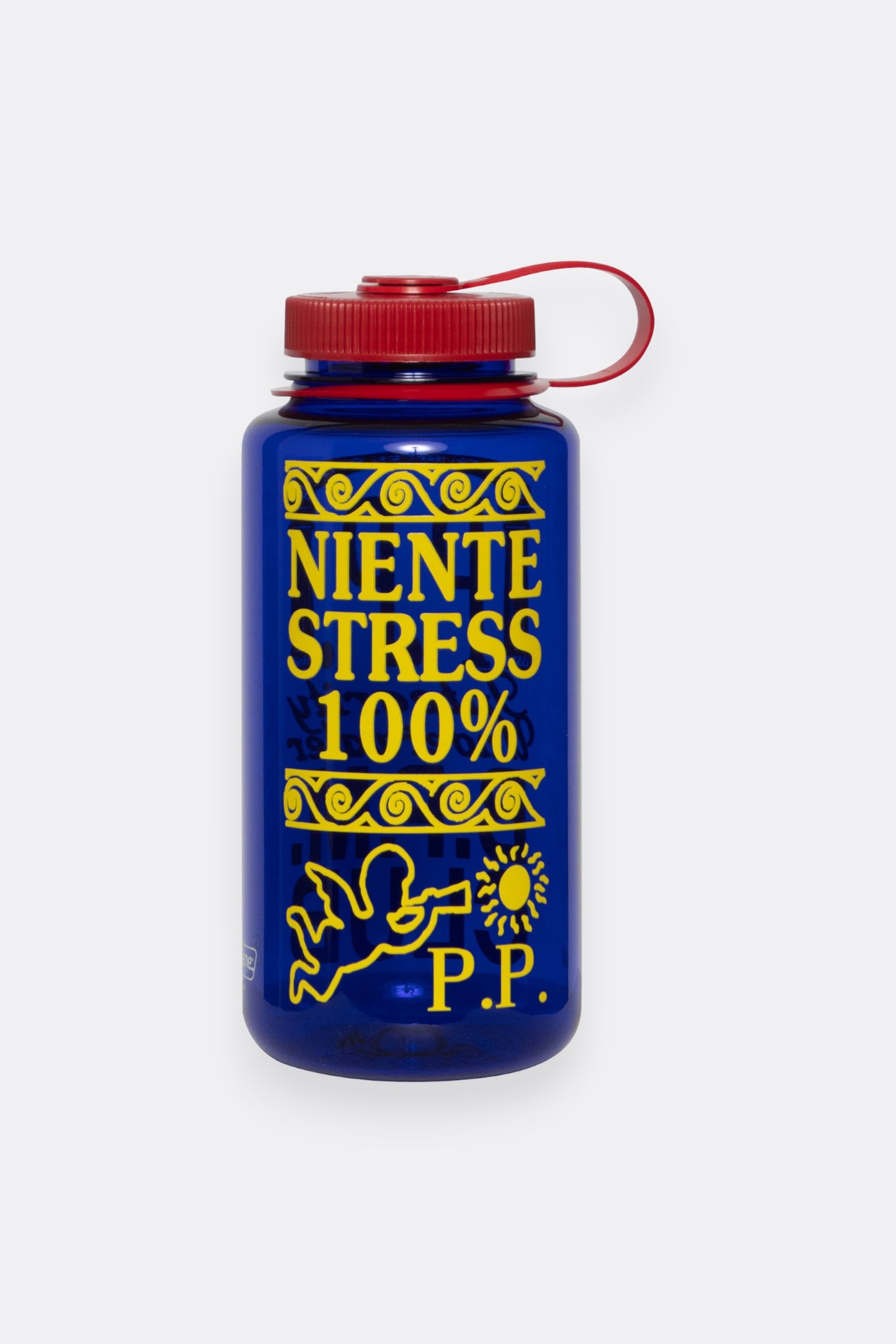 Public Possession Niente Stress Nalgene Bottle Blue | Gourde 946ml Sans BPA | Edgar Bdx