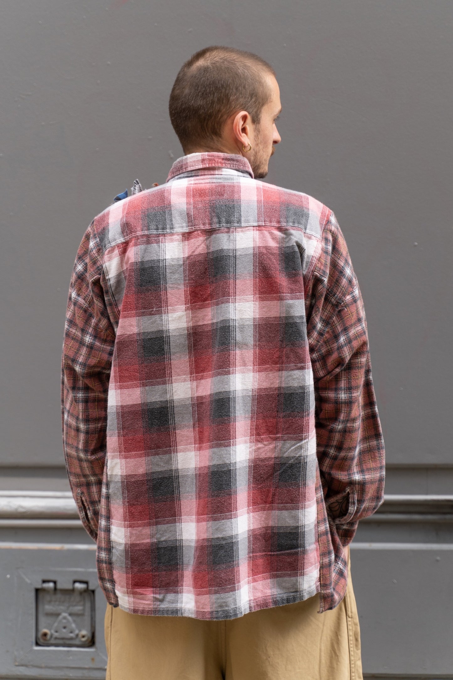 Needles Rebuild Flannel Ribbon Wide Shirt Assorted C | Pièce Unique Vintage | Edgar Bdx
