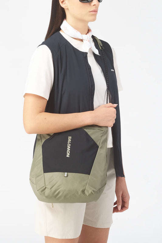 SALOMON ACS Packable Tote Bag Deep Lichen Green | Tote Bag Compressible Outdoor | Edgar Bdx
