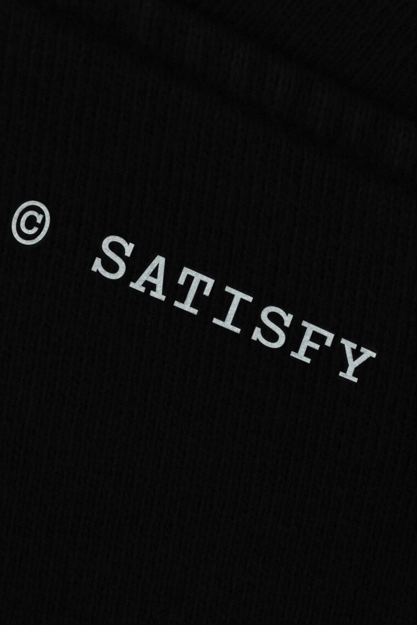 SATISFY MothTech™ Hoodie Faded Black | Hoodie Coton Bio French Terry | Edgar Bdx