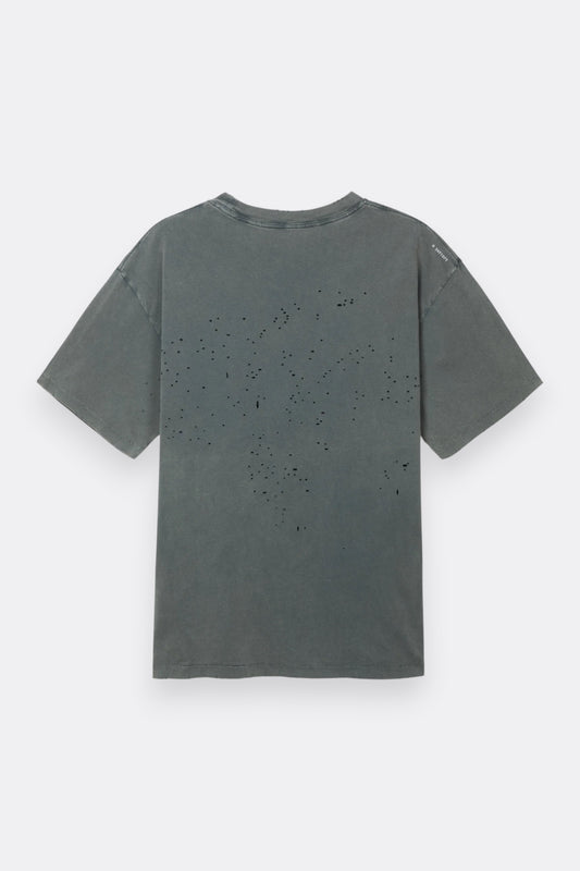 SATISFY MothTech™ T-Shirt Faded Black | T-Shirt Running Coton Bio | Edgar Bdx
