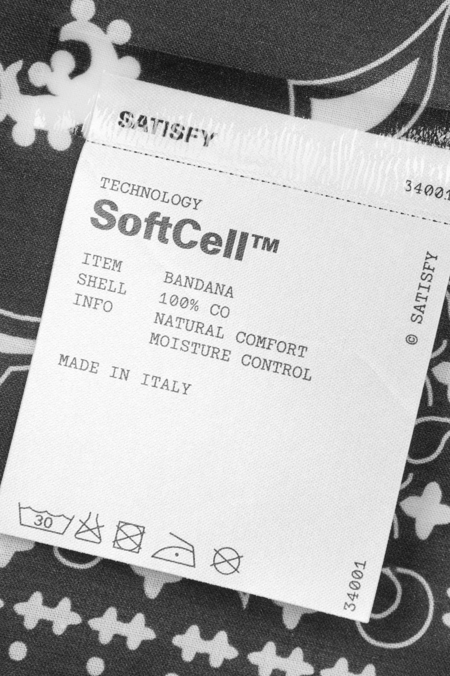SATISFY SoftCell™ Bandana Dark Shadow | Bandana Running Coton Japon | Edgar Bdx