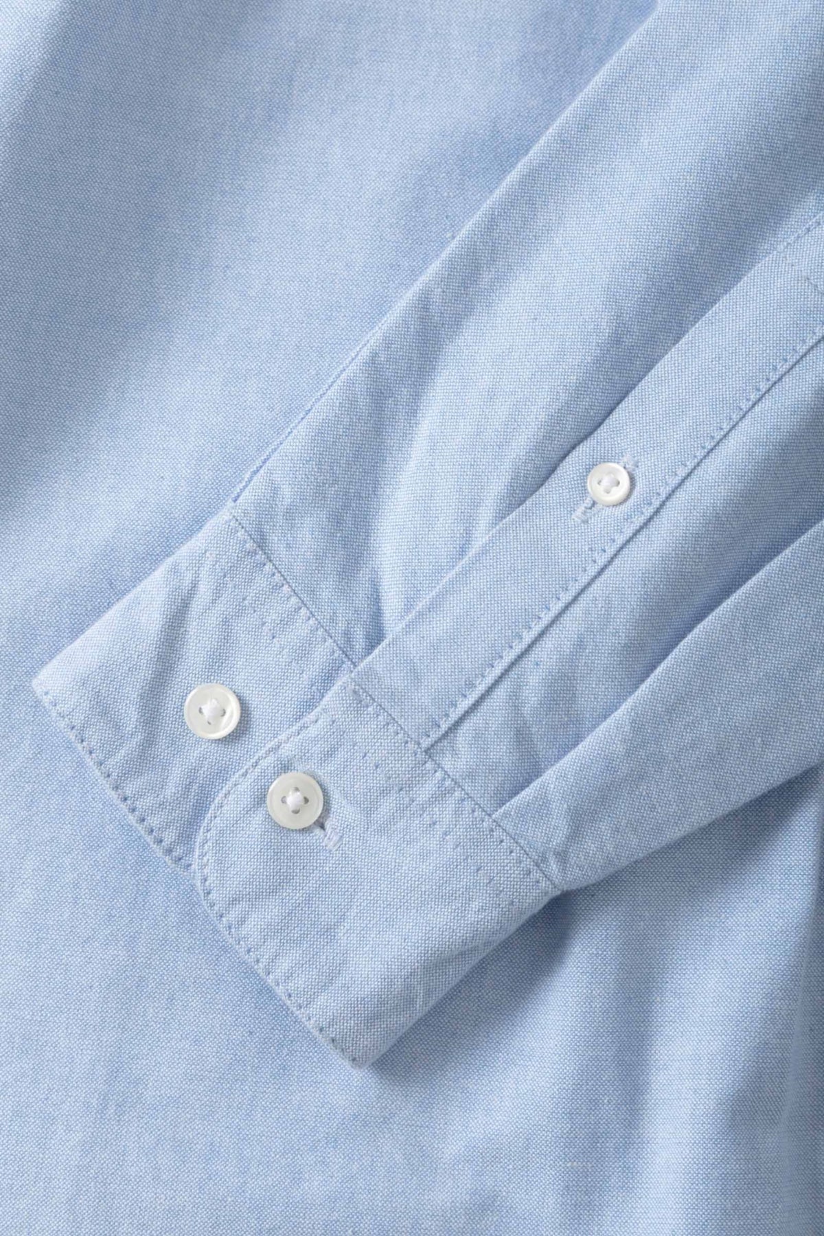 SERVICE WORKS Artichoke Oxford Shirt Blue | Chemise bio | Edgar Bdx