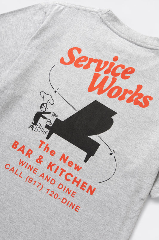 Service Works - Bar+Kitchen Tee (Heather Grey)