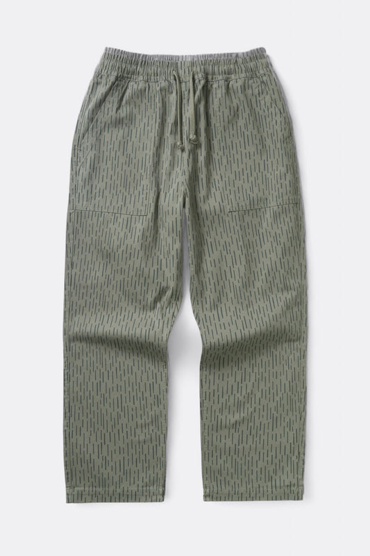 Service Works - Classic Patterned Chef Pants (Raindrop Green)