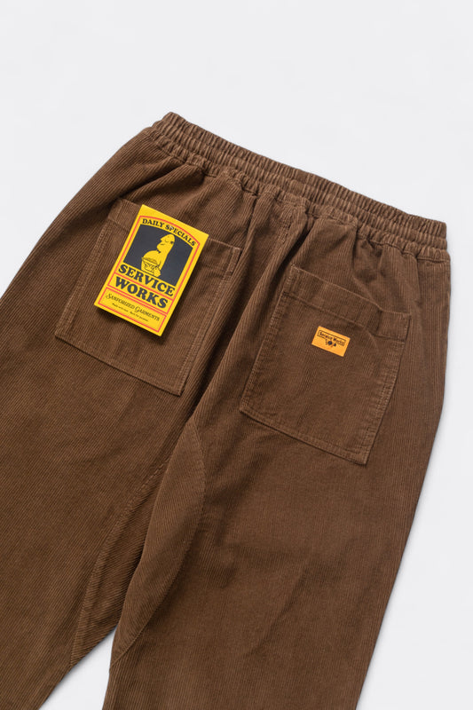 Service Works - Corduroy Chef Pants (Bark)