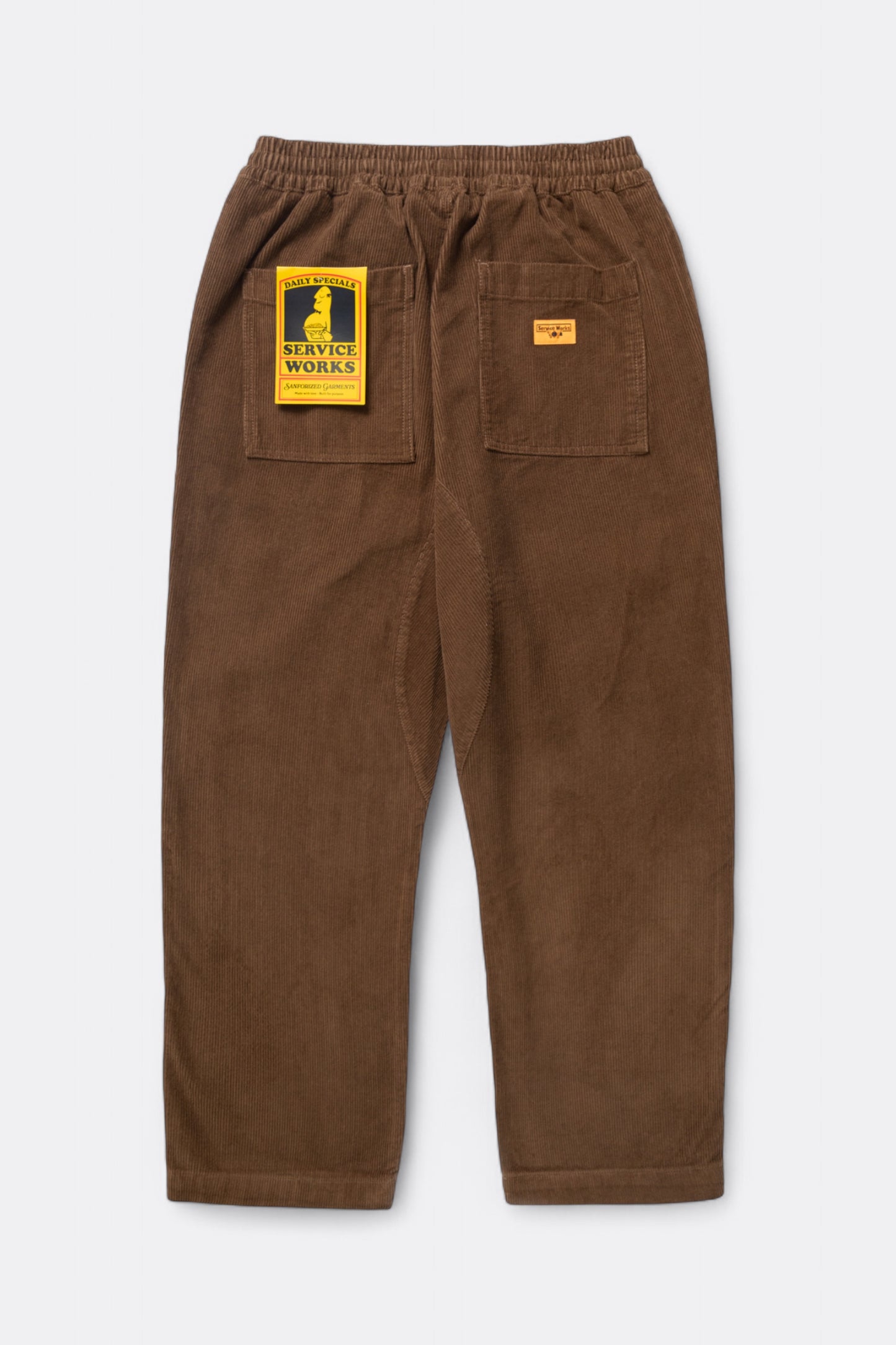 Service Works - Corduroy Chef Pants (Bark)