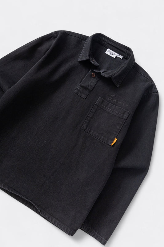 Service Works - Denim Script Popover (Dark Wash)