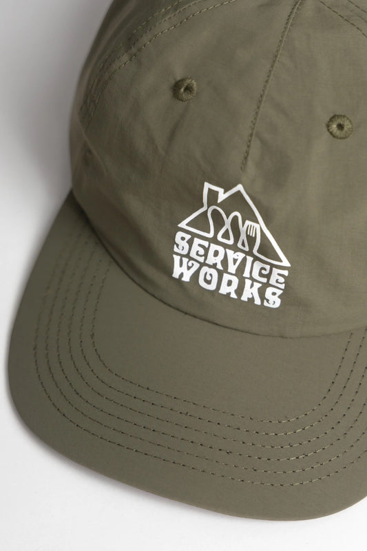 Service Works Home Comforts Cap Olive | Casquette Nylon Profil Bas | Edgar Bdx