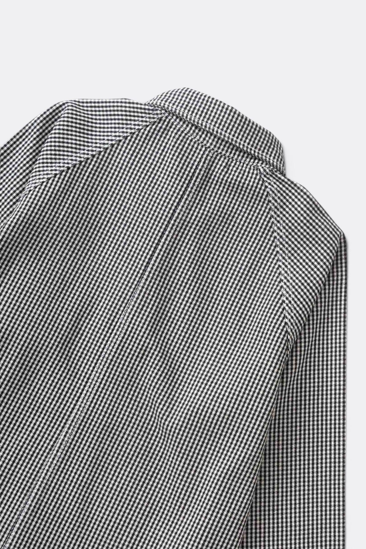 SERVICE WORKS House Gingham FOH Overshirt Black | Veste | Edgar Bdx
