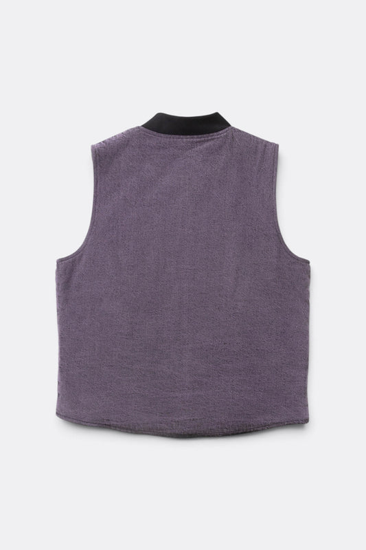 SERVICE WORKS Over-Dyed Work Vest Mauve | Gilet | Edgar Bdx