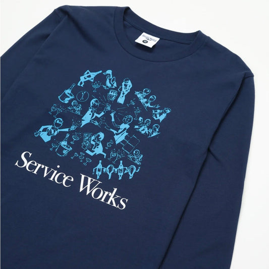 Service Works - Soiree Long Sleeve Tee (Navy)