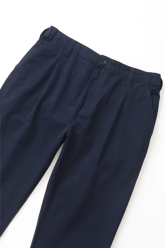 Service Works Twill Waiters Pant Dark Navy | Pantalon Sergé Coton Bio | Edgar Bdx